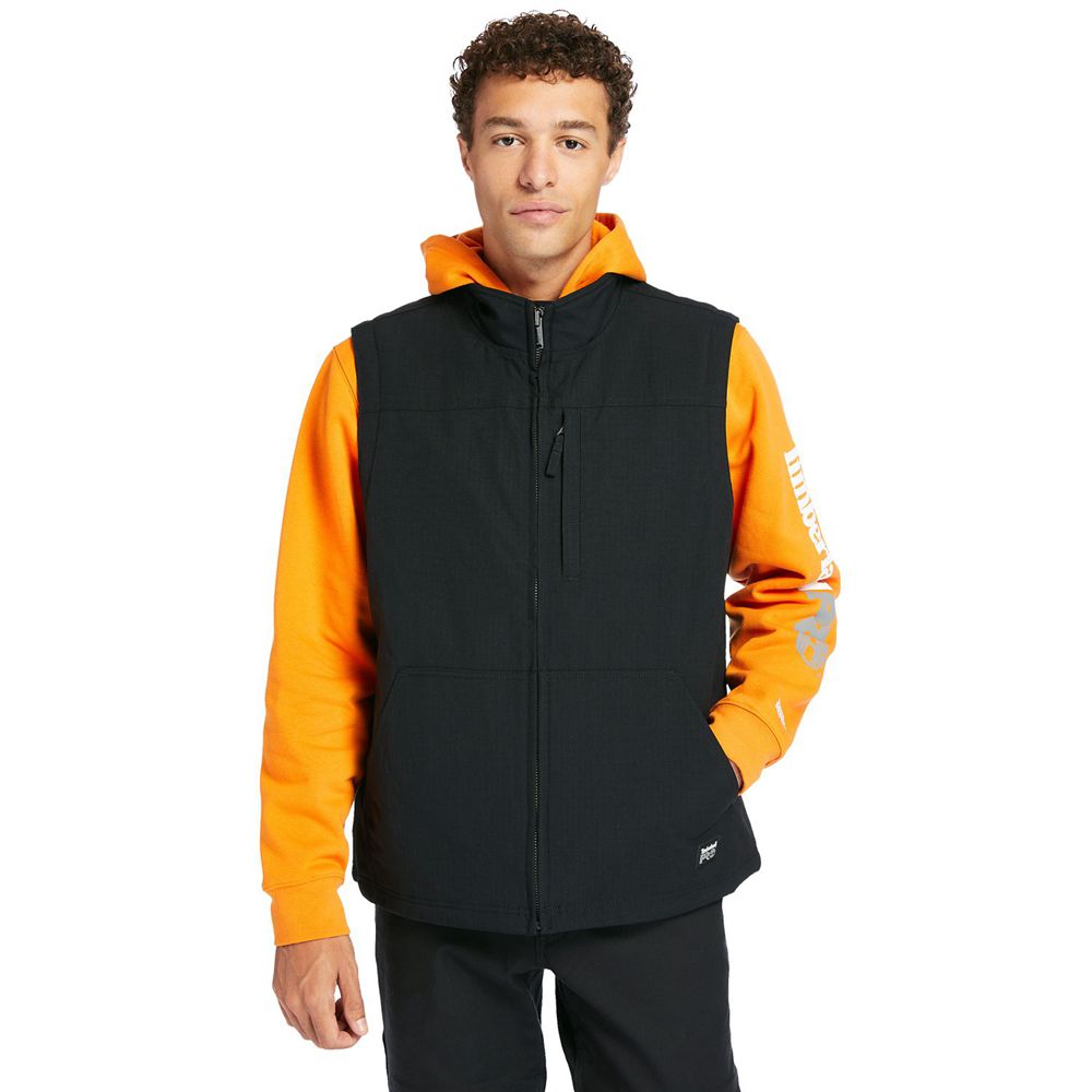 Timberland Mens Vests PRO® Split System Insulated - Black - India IM2731480